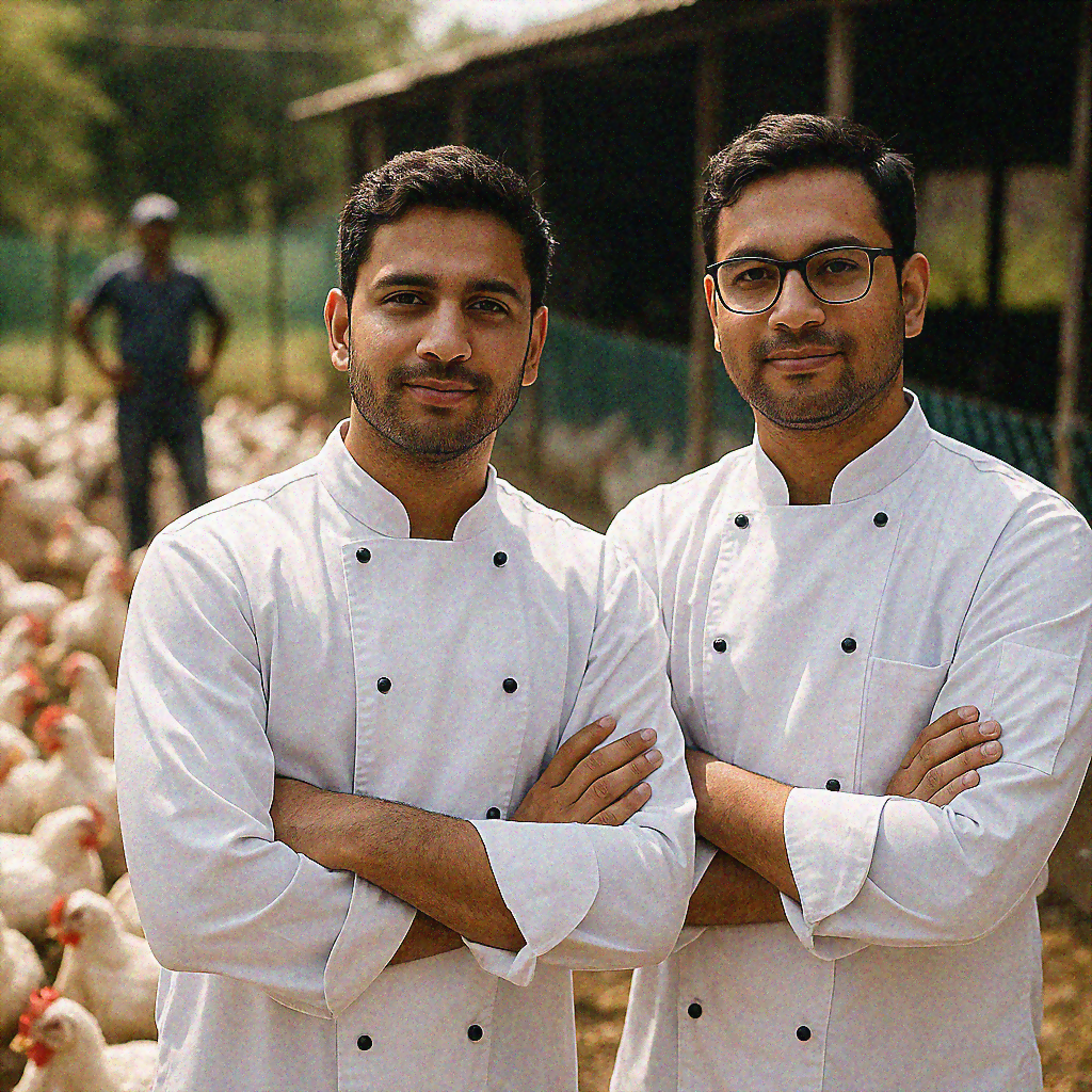 GetChickenRoad founders with farmers